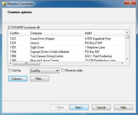 Paradox Converter Screenshot